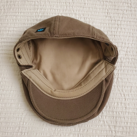 About to Donate! Goorin Flower Print Flat Cap - Picture 7 of 8